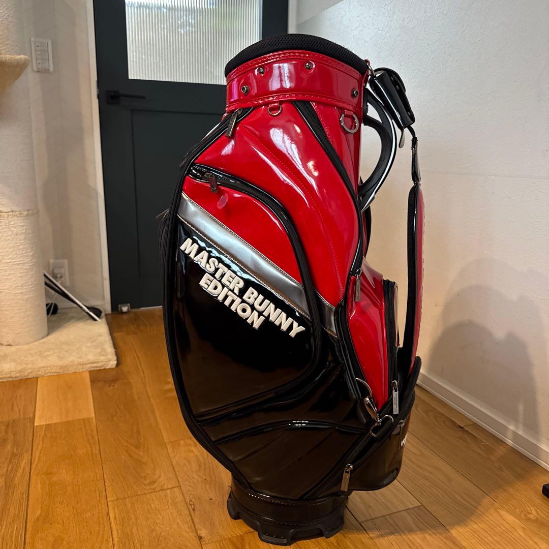 MASTER BUNNY EDITION キャディバッグ 赤黒