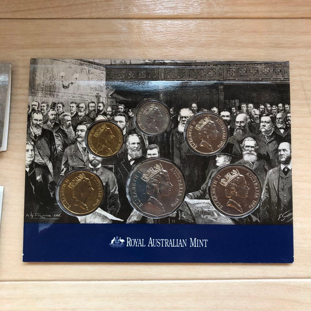 Australia uncirculated coin set セット