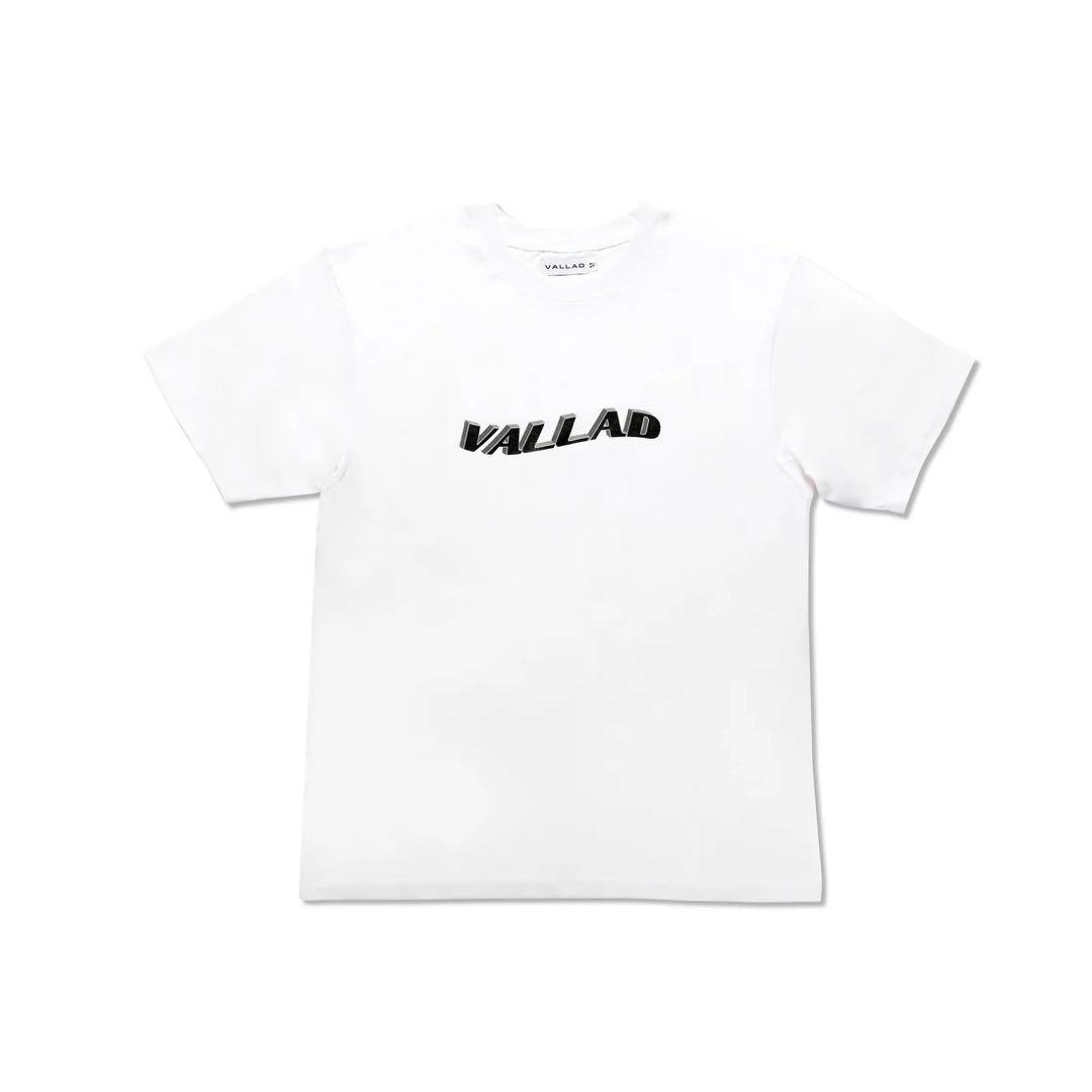 VALLAD OG LOGO 白 IO着用 Tシャツ Mサイズ①