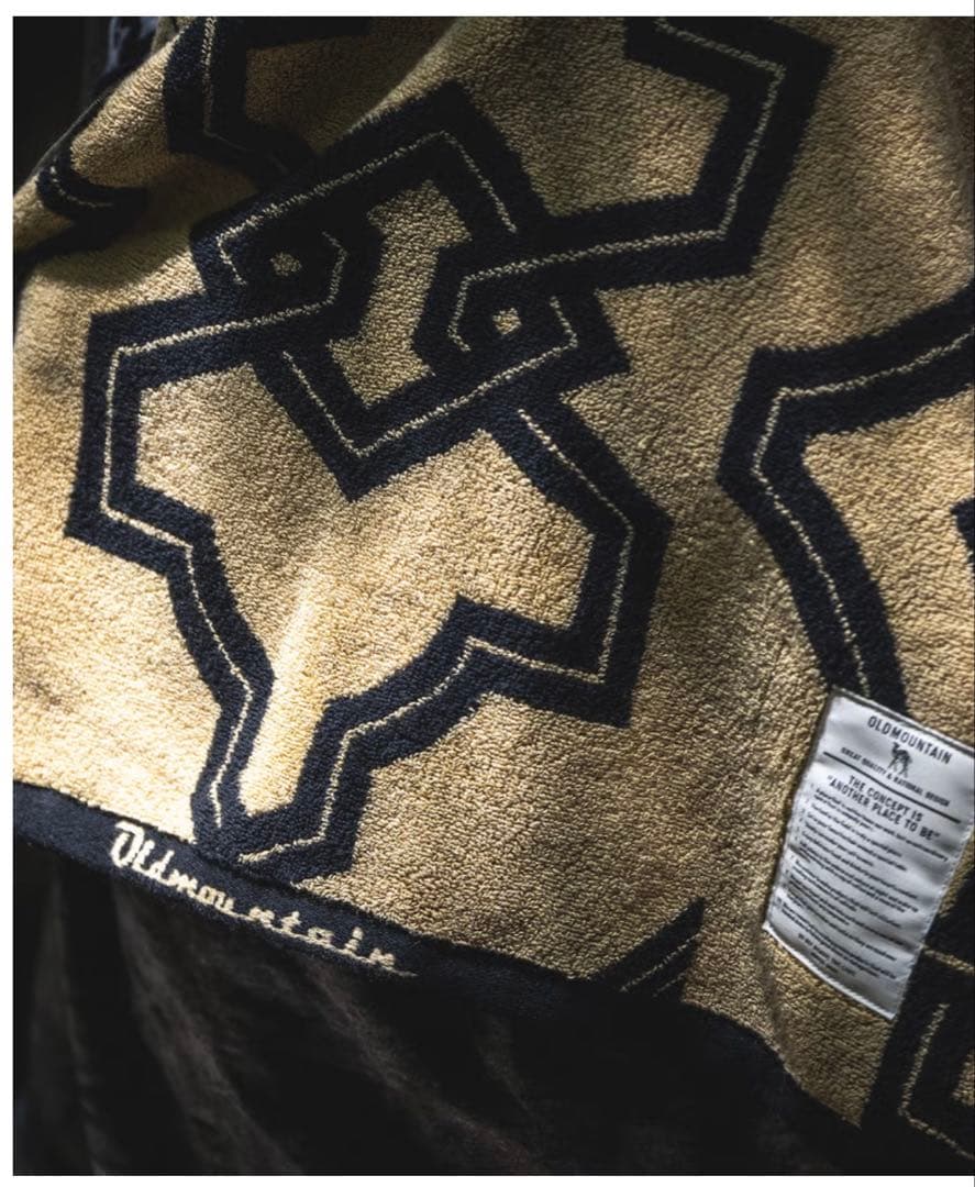 新品　オールドマウンテン　バスタオル　キャメル1、ベージュ1の2個セット