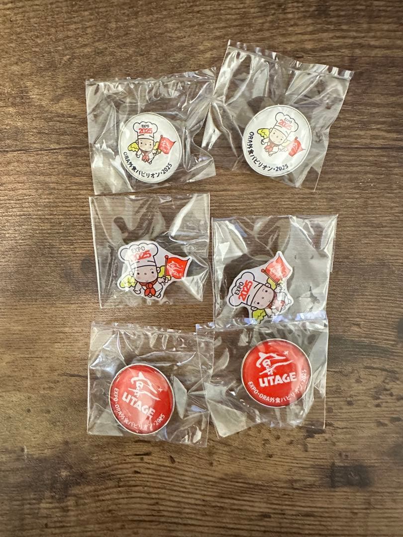 EXPO2025 大阪関西万博 宴パビリオン限定　箸&ピンバッジセット