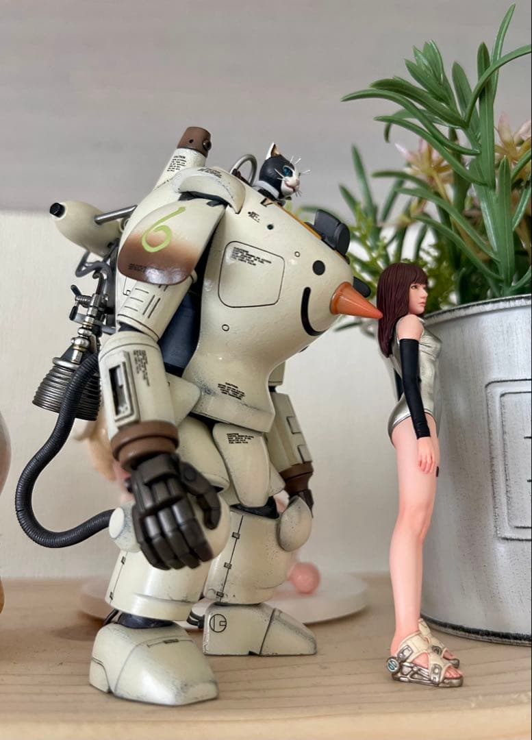 マシーネンクリーガー　ファイアボールにゃふスノウマン&レジンフィギュア完成品