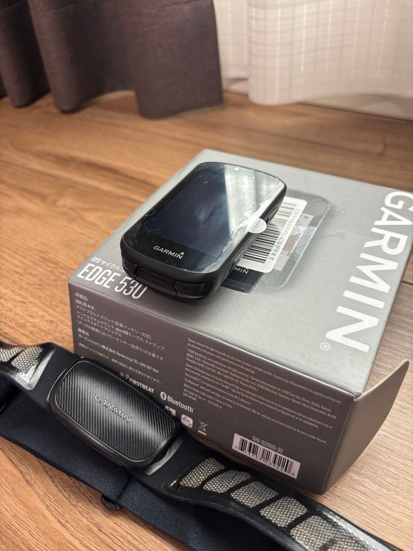 【新品未使用】 GARMIN EDGE 530 サイクルコンピューター+心拍計
