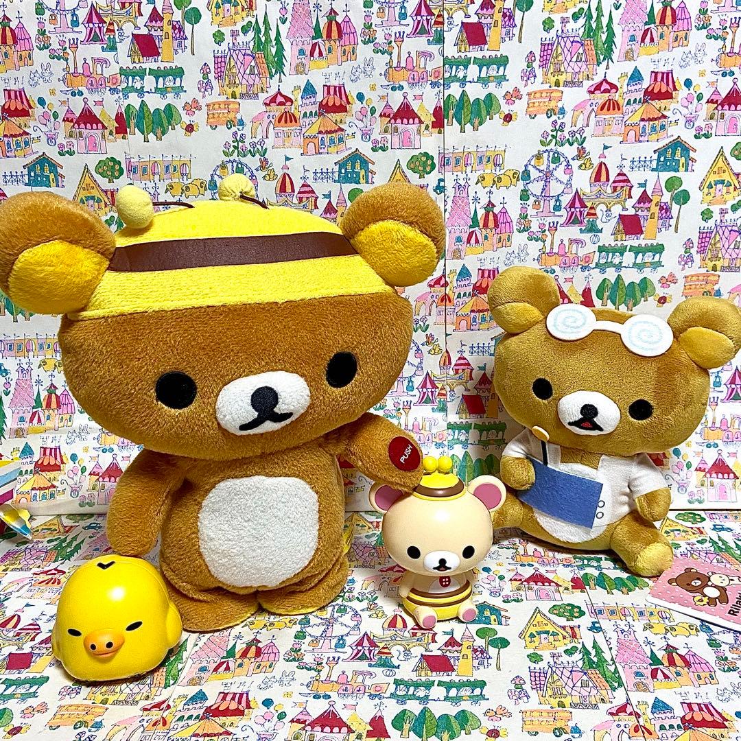 リラックマ まとめ売り2025年度カレンダー みつばち ぬいぐるみ カプトイ他