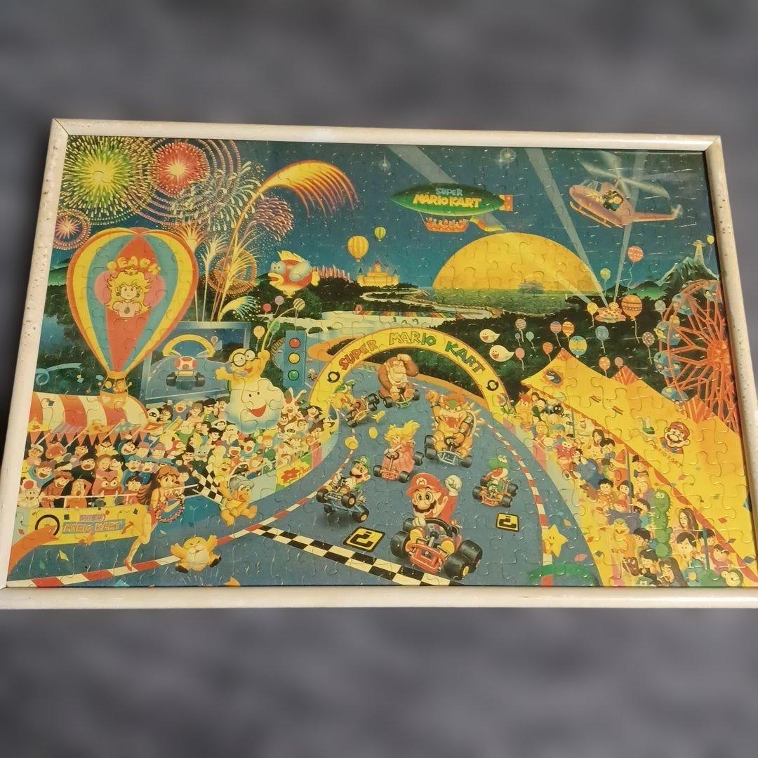 30年前　Nintendo マリオカート　パズル　ジグソーパズル