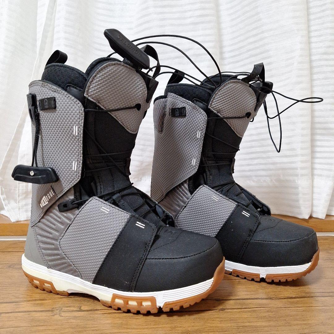 SALOMONスノーボードブーツ ブラック/グレー25.5cm