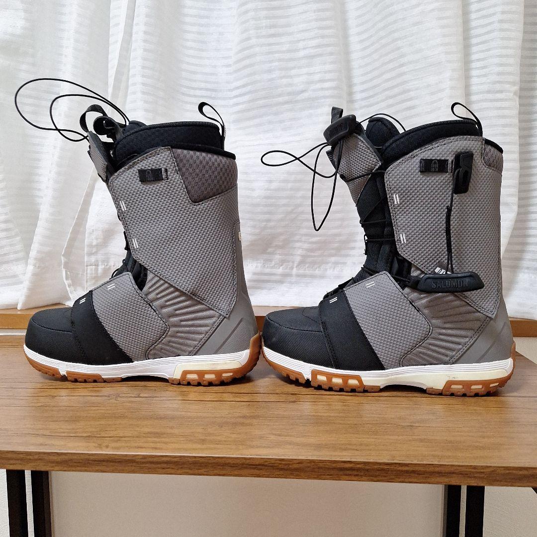 SALOMONスノーボードブーツ ブラック/グレー25.5cm