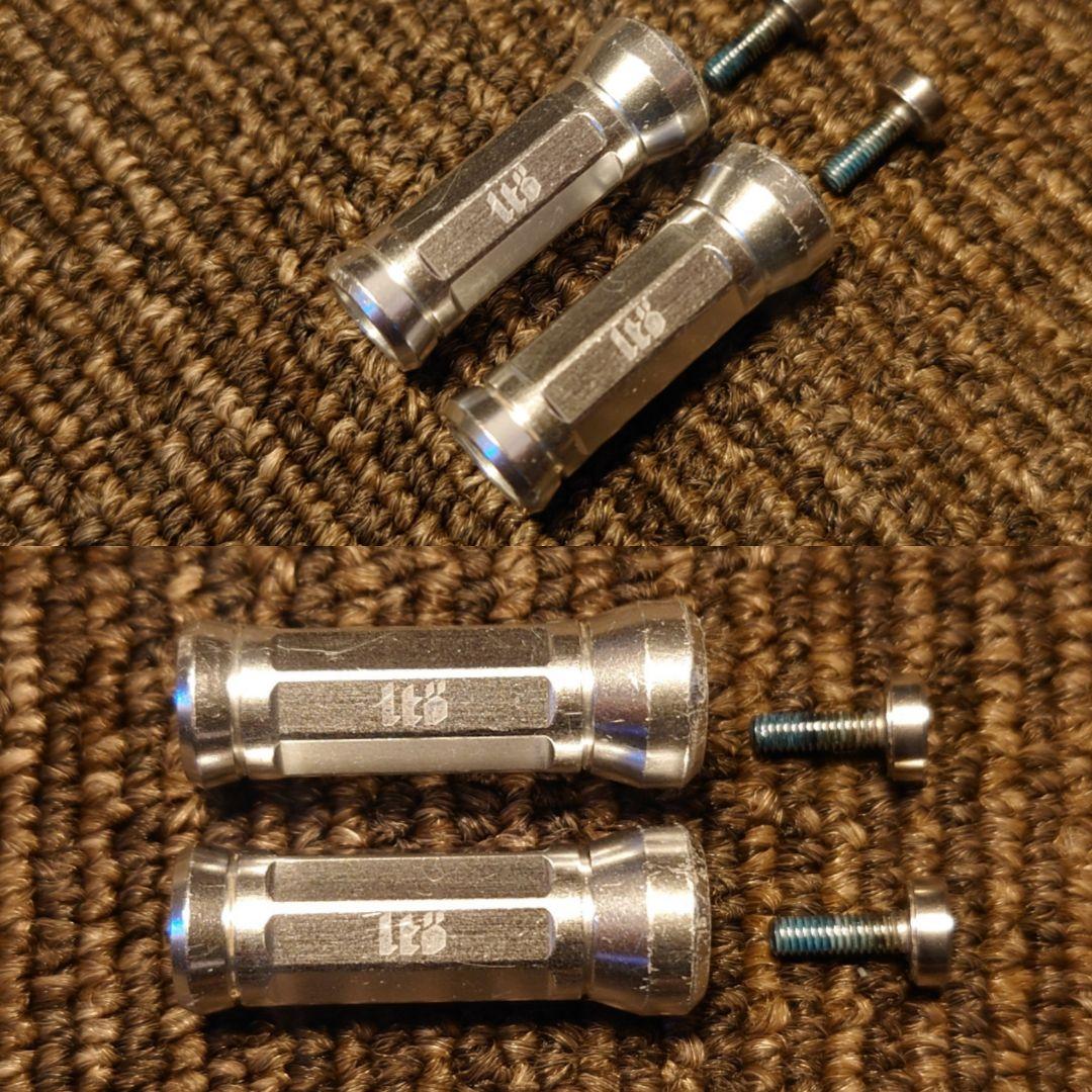 非売品 メガバス ito モノブロック 100XRL シルバーアルミノブ x2個