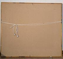 【真作】絵画　油彩10号　晩秋の河童橋　上高地風景画　穂高連峰を望む　Y31