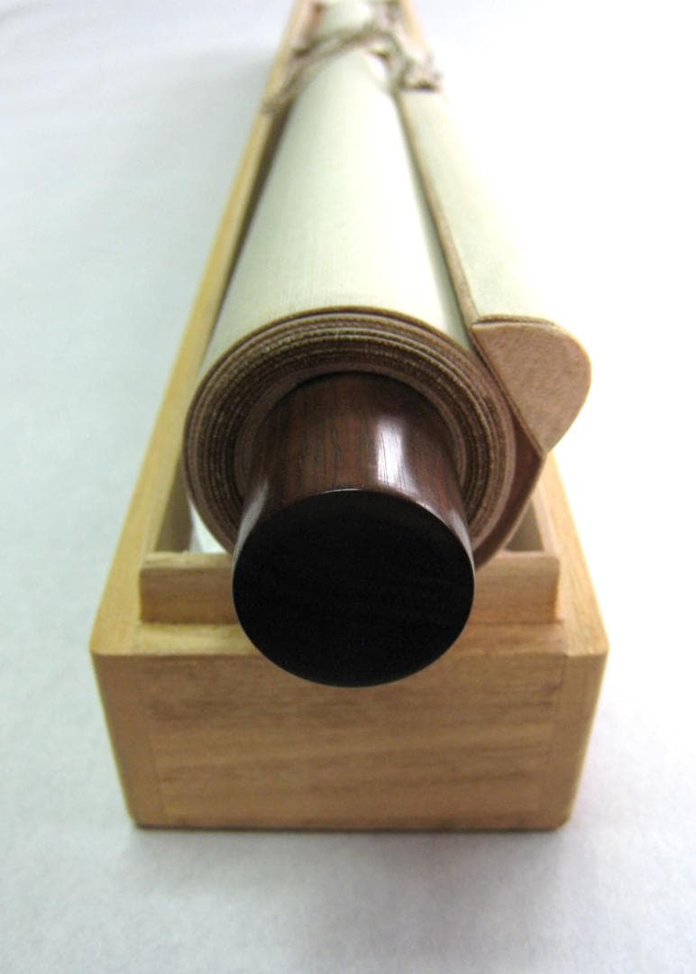 【真筆】掛け軸　富峰風景(富士山)◆成瑞　共箱・タトウ箱付