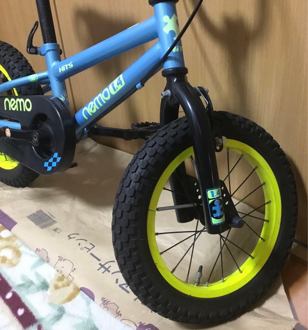 14インチ　⚠️ジャンク⚠️バラして発送します⚠️　パンク？　ベルなし　子ども　キッズ