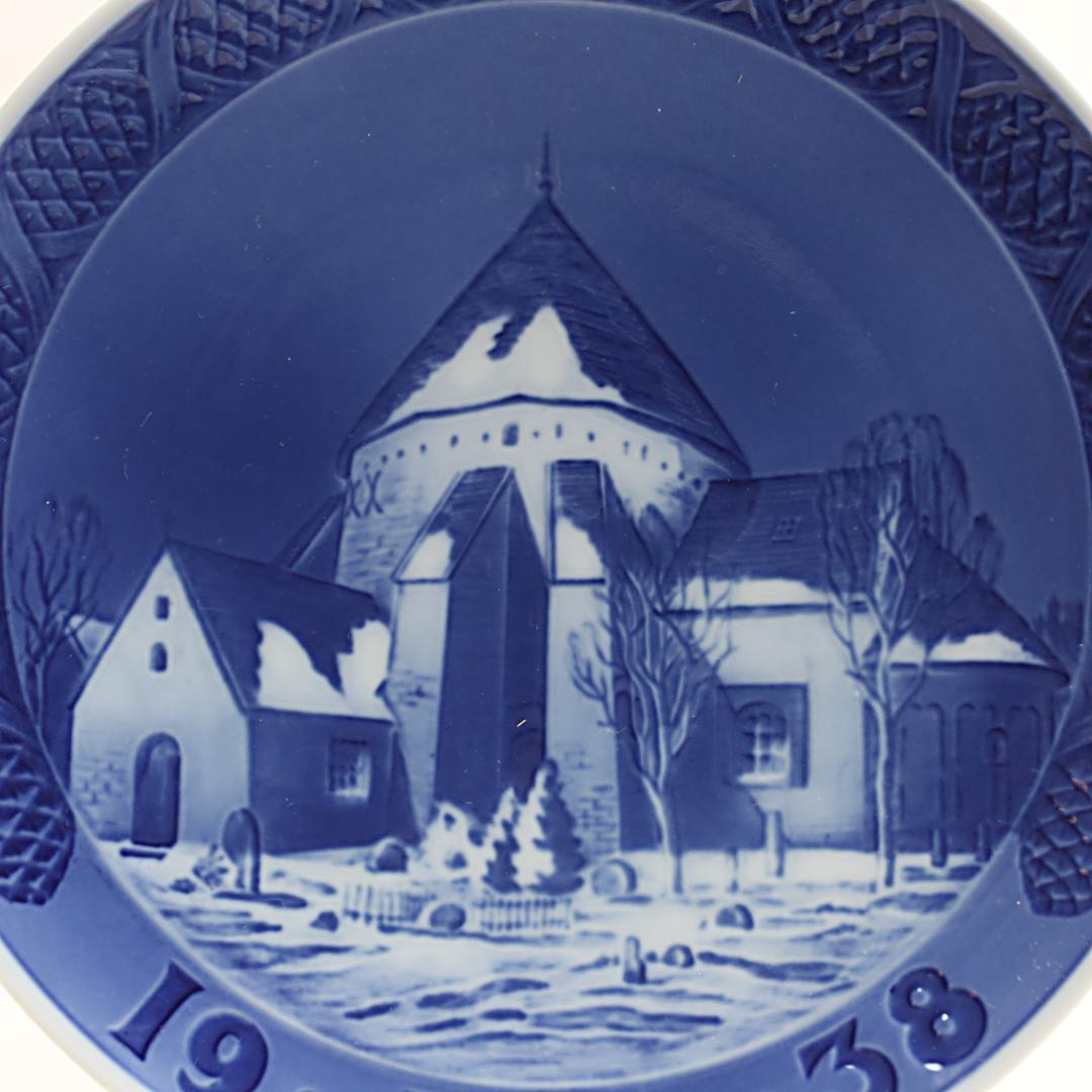 1938年 「オスタラーズ教会」 イヤープレート ロイヤルコペンハーゲン