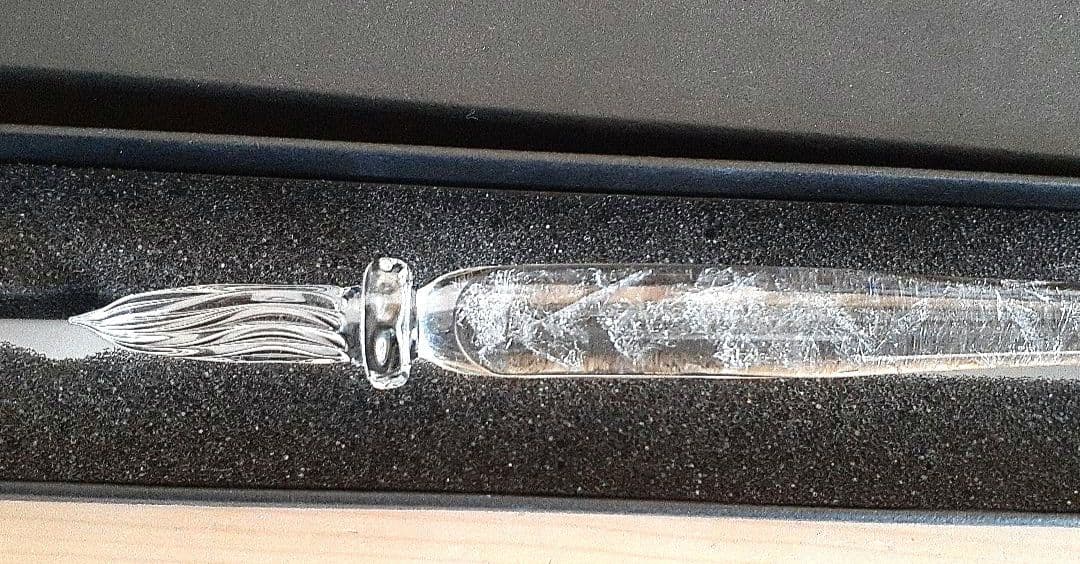 ガラス工房まつぼっくり　ガラスペン　ストームガラス　未使用