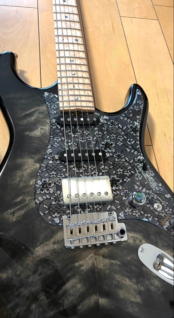 ギター Kino frawdit 22F SSH Ash/Flame Tochi Top