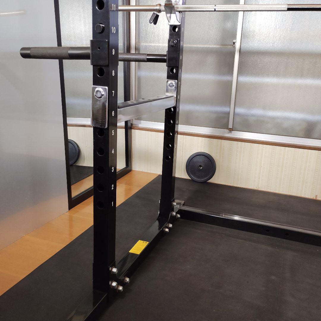 POWERTEC パワーラック ＋ バーベルバー ＋ 全身ミラー ＋ マット