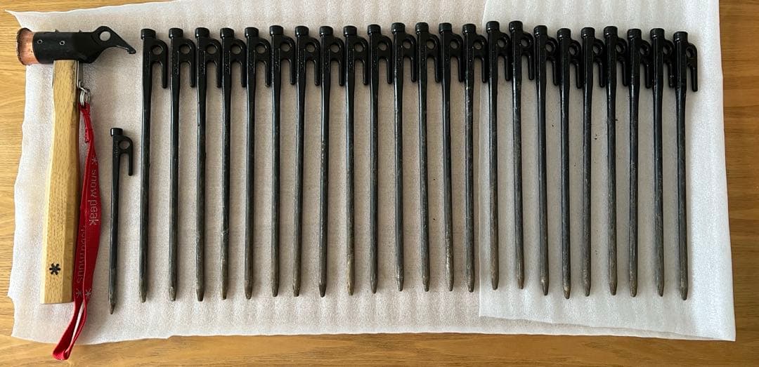 【peak】ペグ&ハンマー&マルチコンテナセット