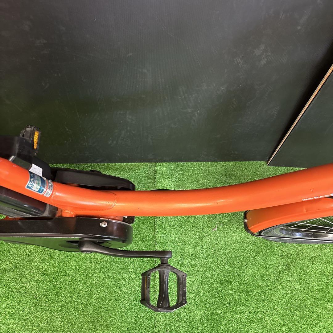 電動自転車 YAMAHA PAS Babby オレンジ 3人乗り対応　75⚫️