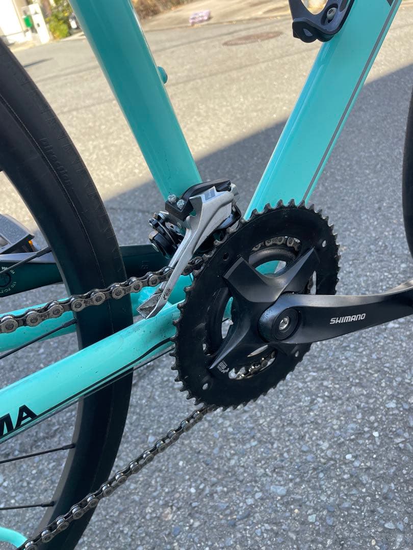 最終値下げ　Bianchi ROMA3 50サイズ　ディスクブレーキ　ライト付