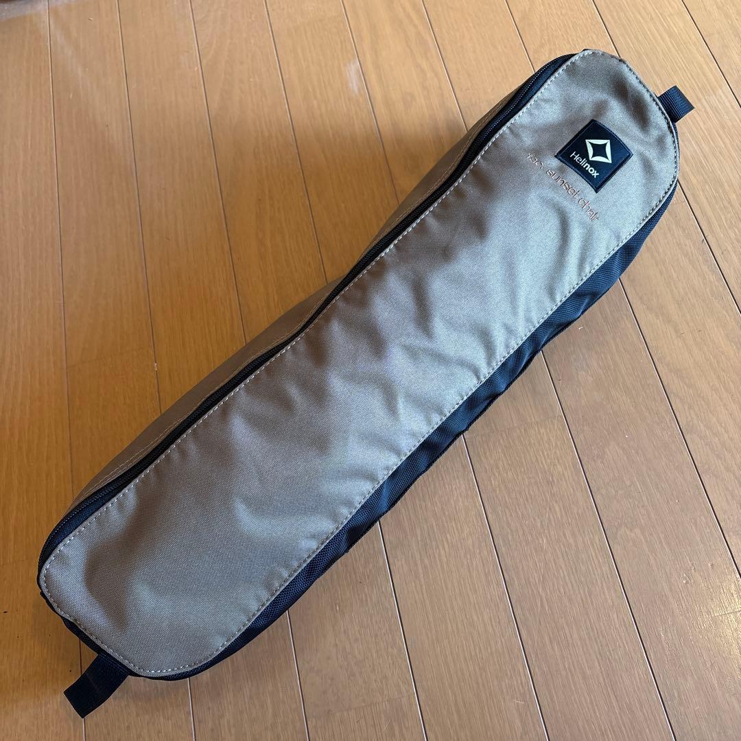 ヘリノックス　タクティカルサンセットチェア　エアーヘッドレスト　おまけ付き