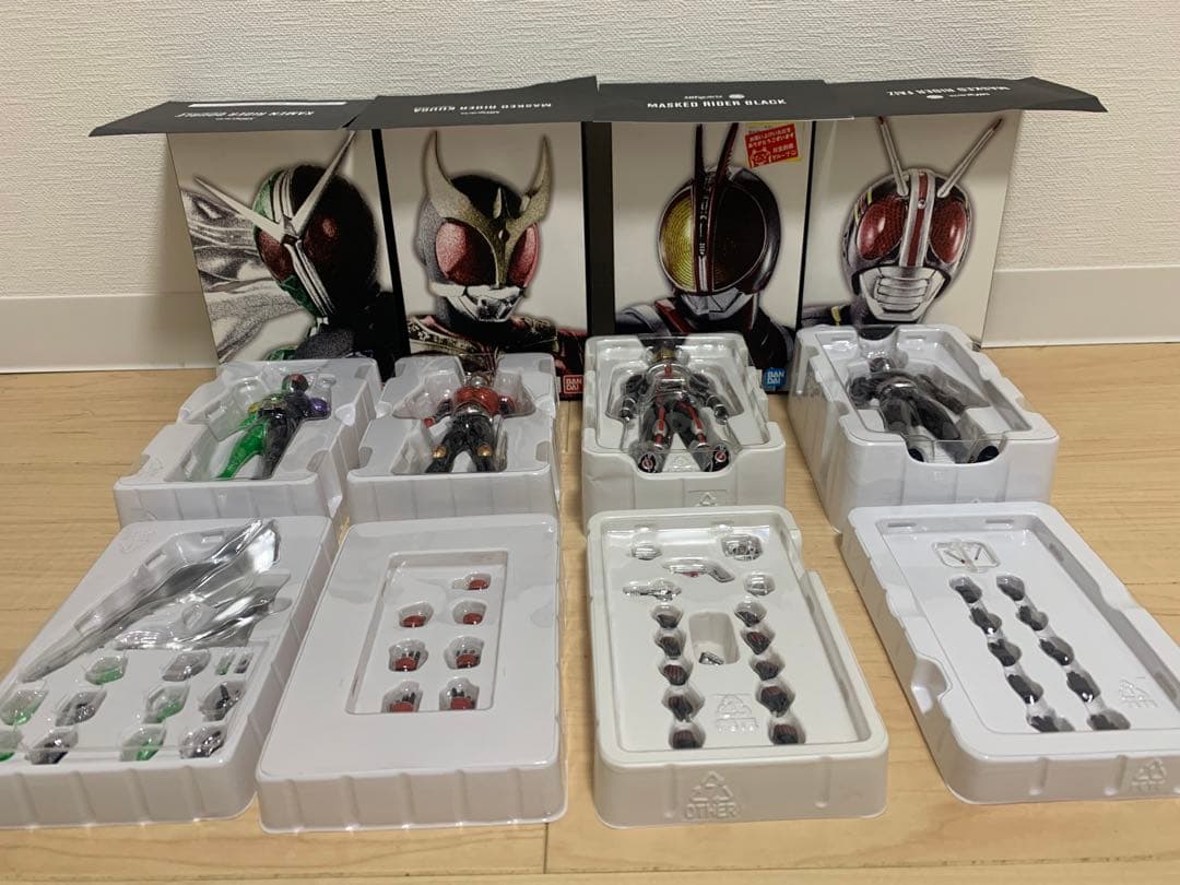 真骨彫 仮面ライダー S.H.Figuarts（真骨彫製法）4点まとめ売り