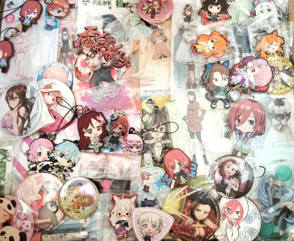 大量 まとめ売り 美少女 紙類 ポストカード ぬいぐるみ アクリルスタンド