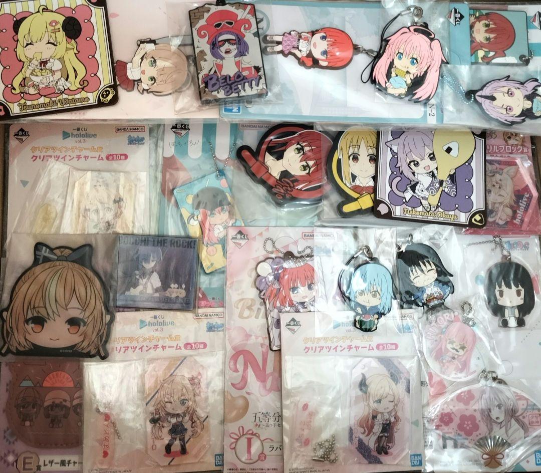 大量 まとめ売り 美少女 紙類 ポストカード ぬいぐるみ アクリルスタンド