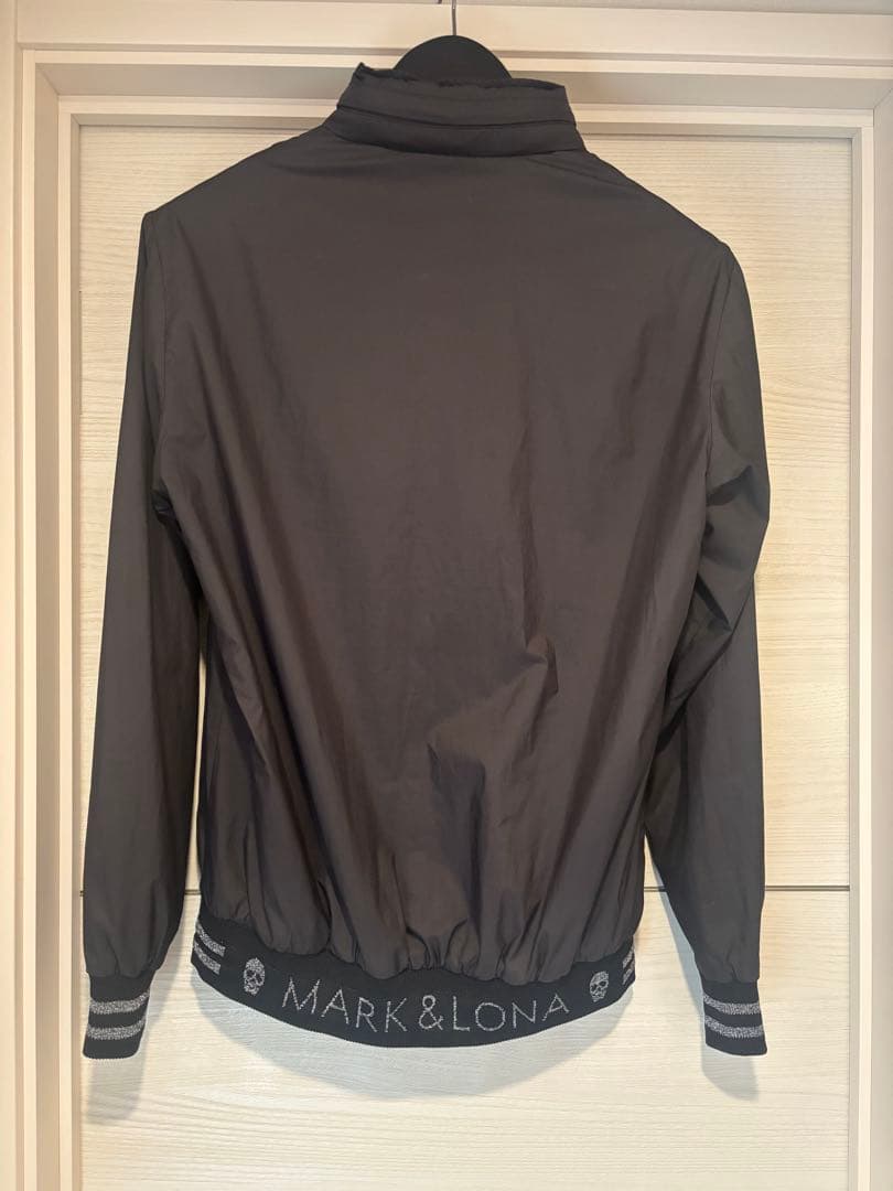 美品　L マークアンドロナ　ジップアップ　ブルゾン　スカル　アウター　ジャケット