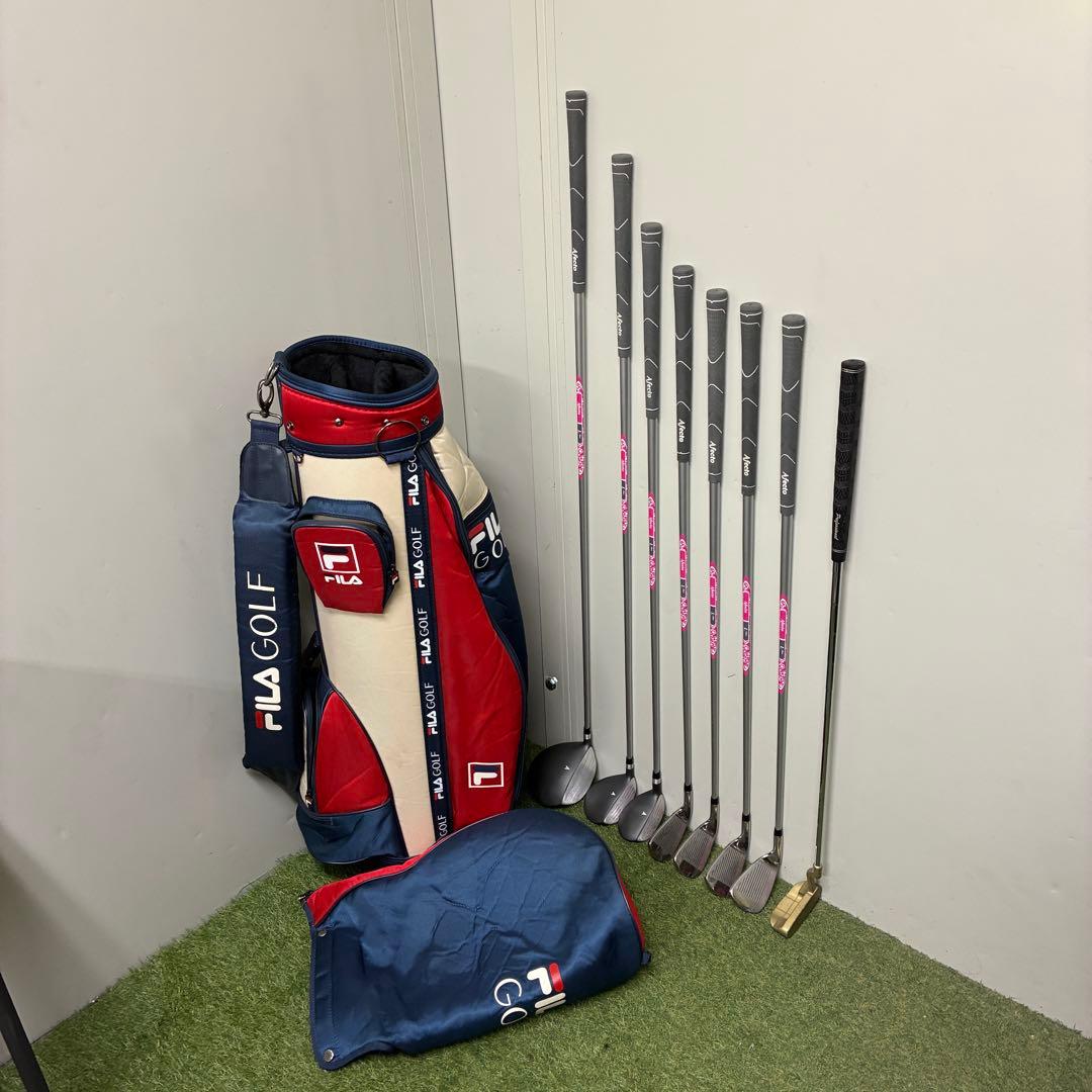 レディースゴルフクラブセット【FILA GOLF】【Afect】【初心者用】