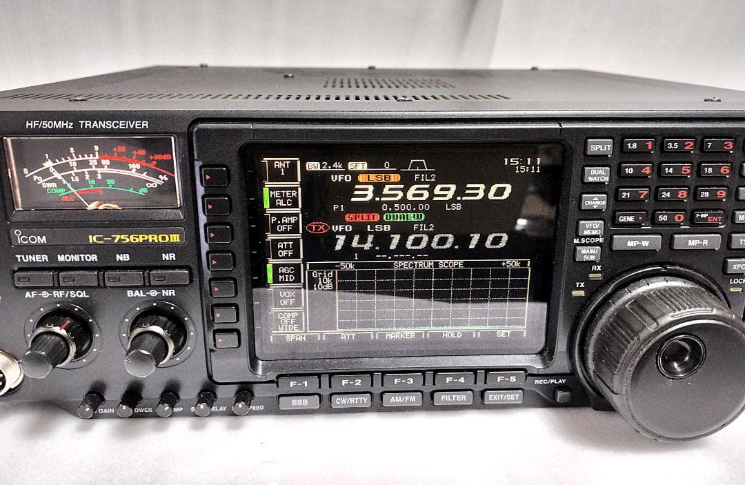 ★美品！ICOM IC-756PROⅢ HF/50MHzオールモード100W
