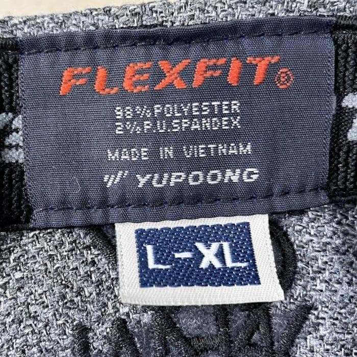 美品 中古 マーク＆ロナ FLEXFIT スカル 髑髏 キャップ 帽子 ゴルフ