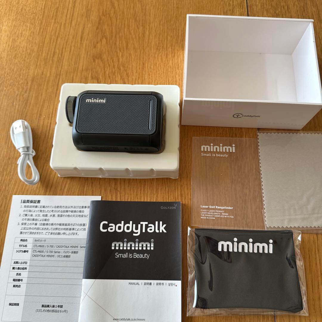 CaddyTalk minimi ゴルフ用レーザー距離計　極美品