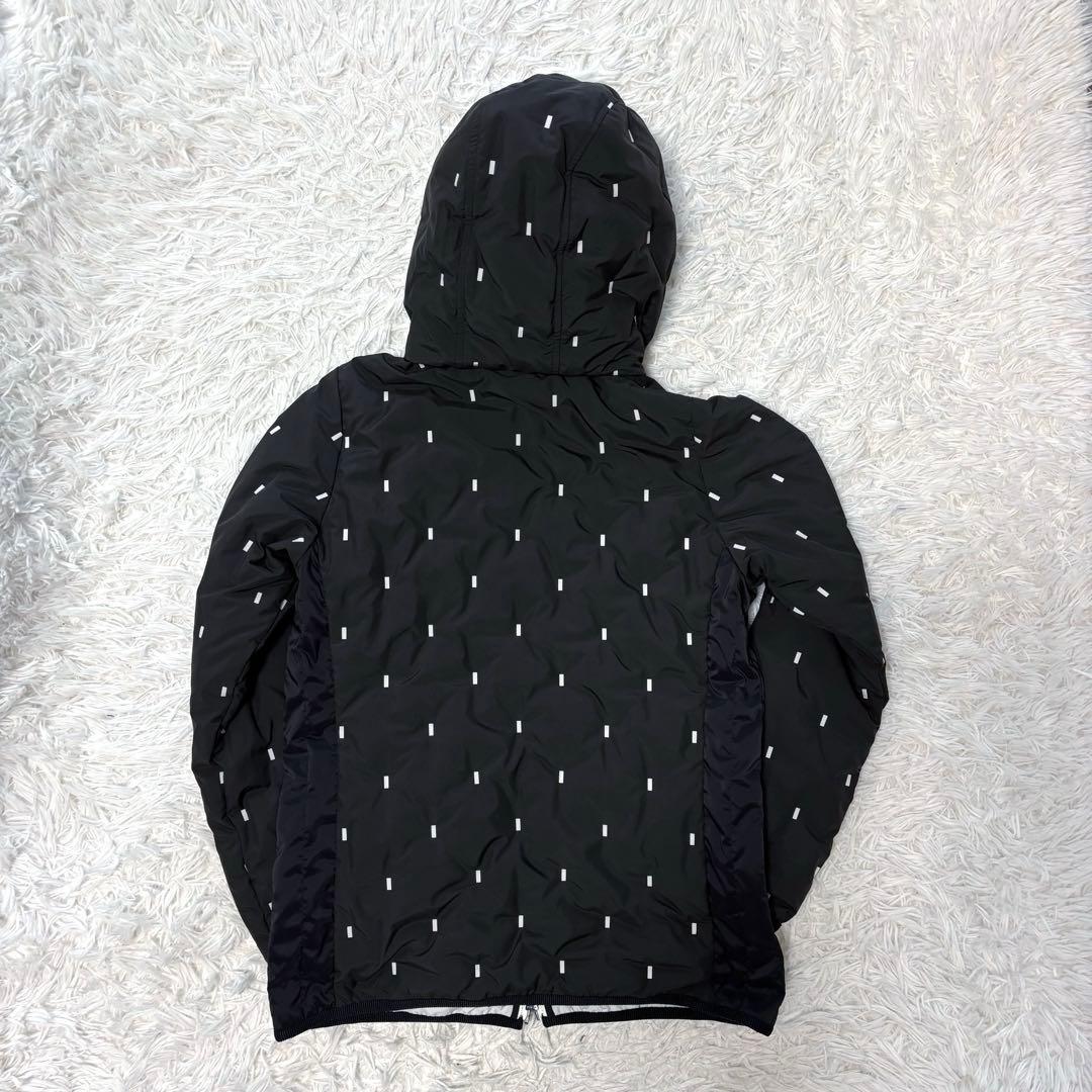 新作 adabat ダウン 中綿 ジャケット ブラック ジップアップ 黒