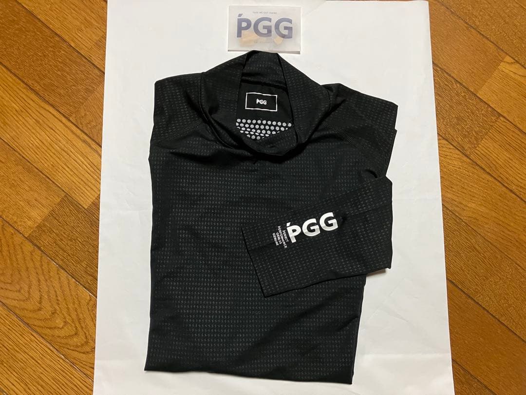 パーリーゲイツ　PGG 長袖ハイネックカットソー　2 ブラック　新品未使用
