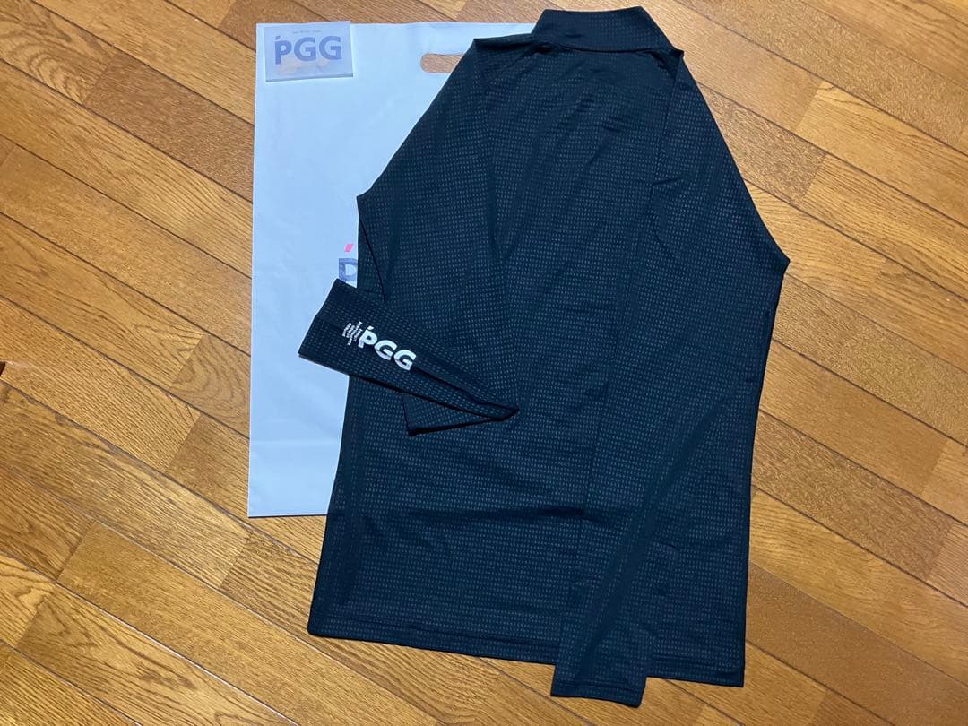 パーリーゲイツ　PGG 長袖ハイネックカットソー　2 ブラック　新品未使用