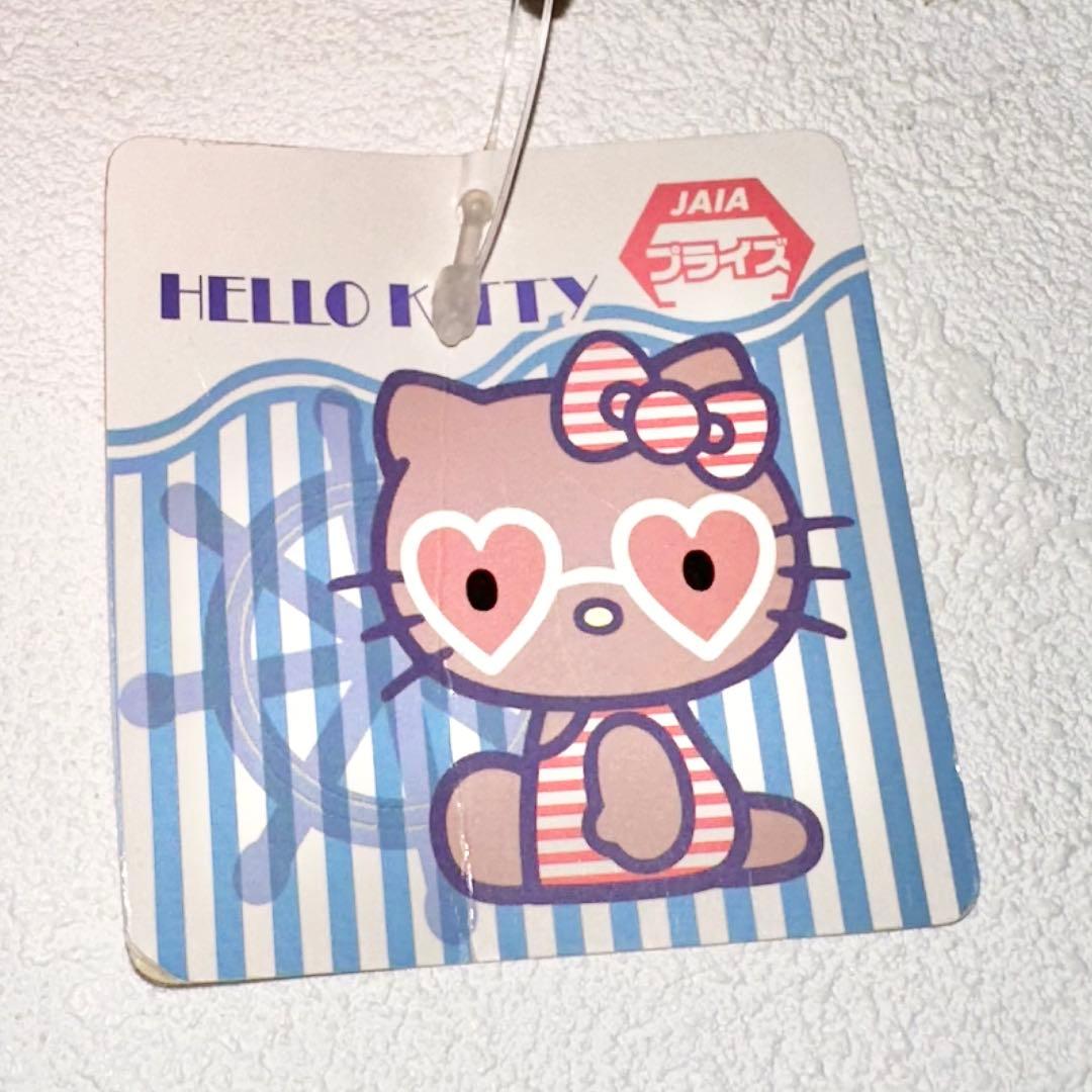 2018年 タグ付き ハローキティ bigぬいぐるみ 日焼け ハートサングラス