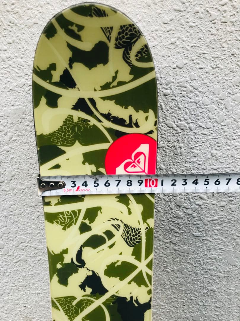 ☆レア☆roxy スキー板 150cm ＆ ビンディング ＆ ストック カモフラ