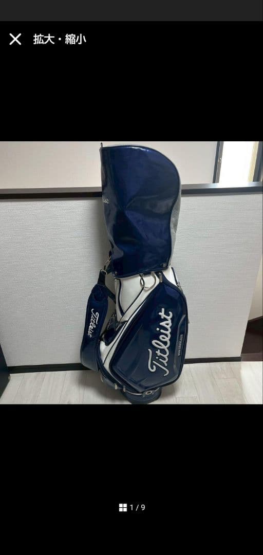 Titleist タイトリスト ツアーモデル キャディバッグ 9.5型