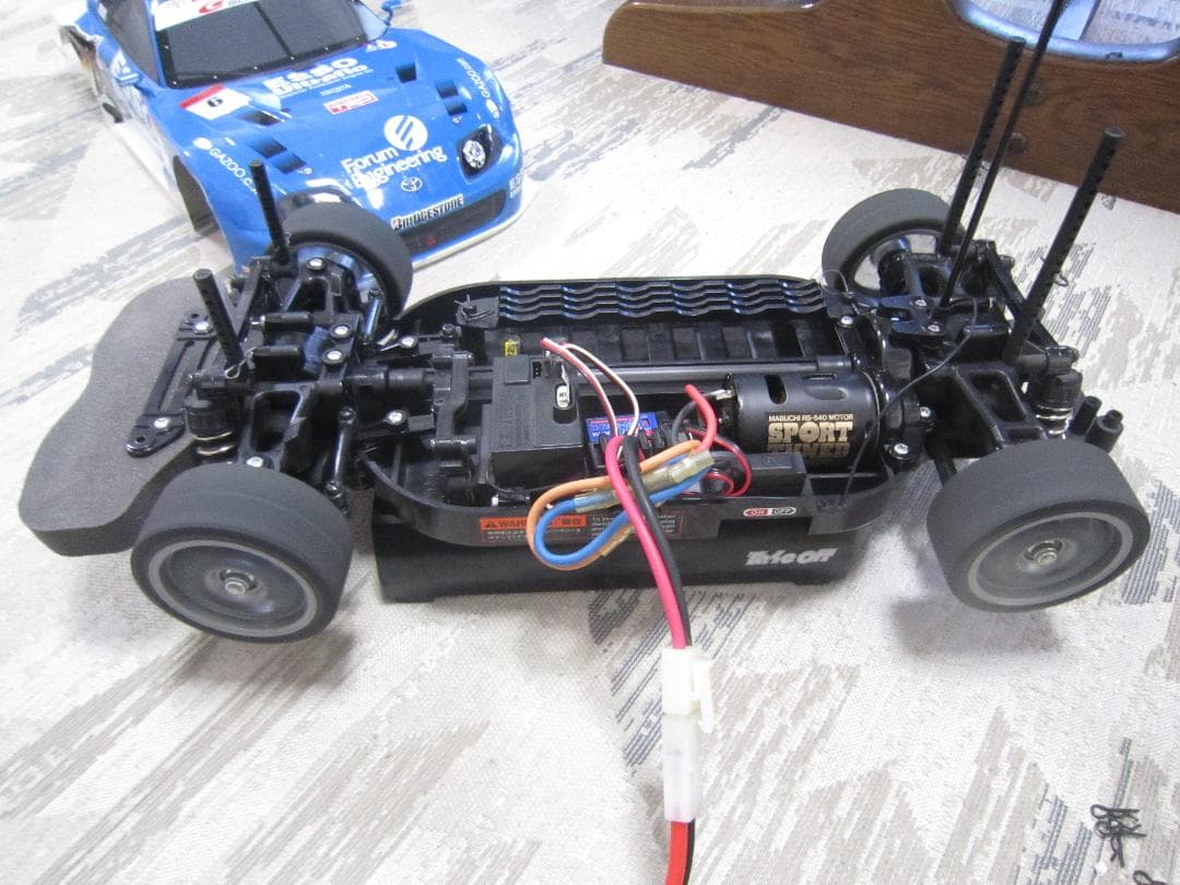 完全動作品 1/10 TT01 カスタム エッソ ウルトラフロー スープラ 送込