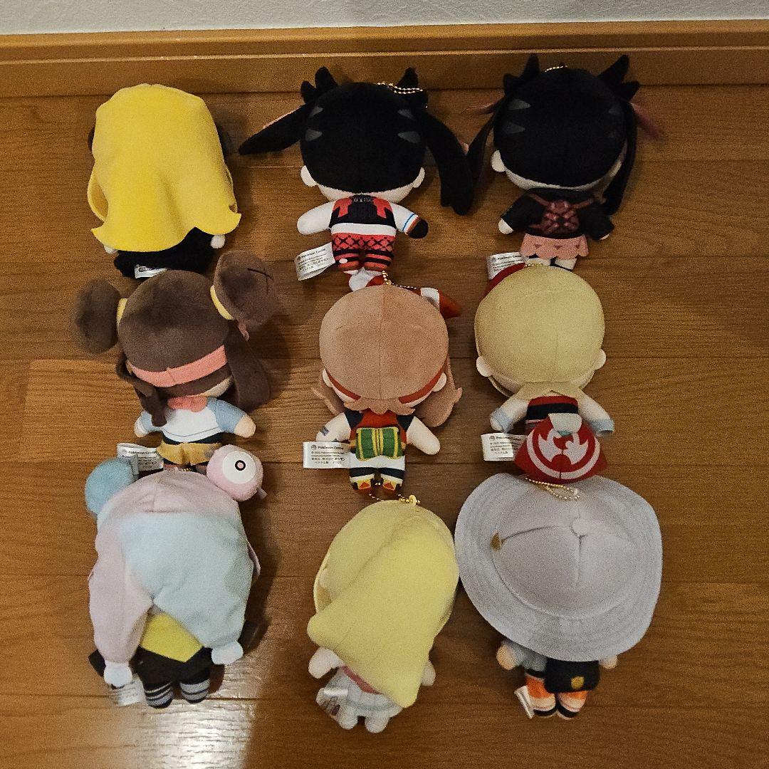 ポケモントレーナー ぬいぐるみ 9体セット