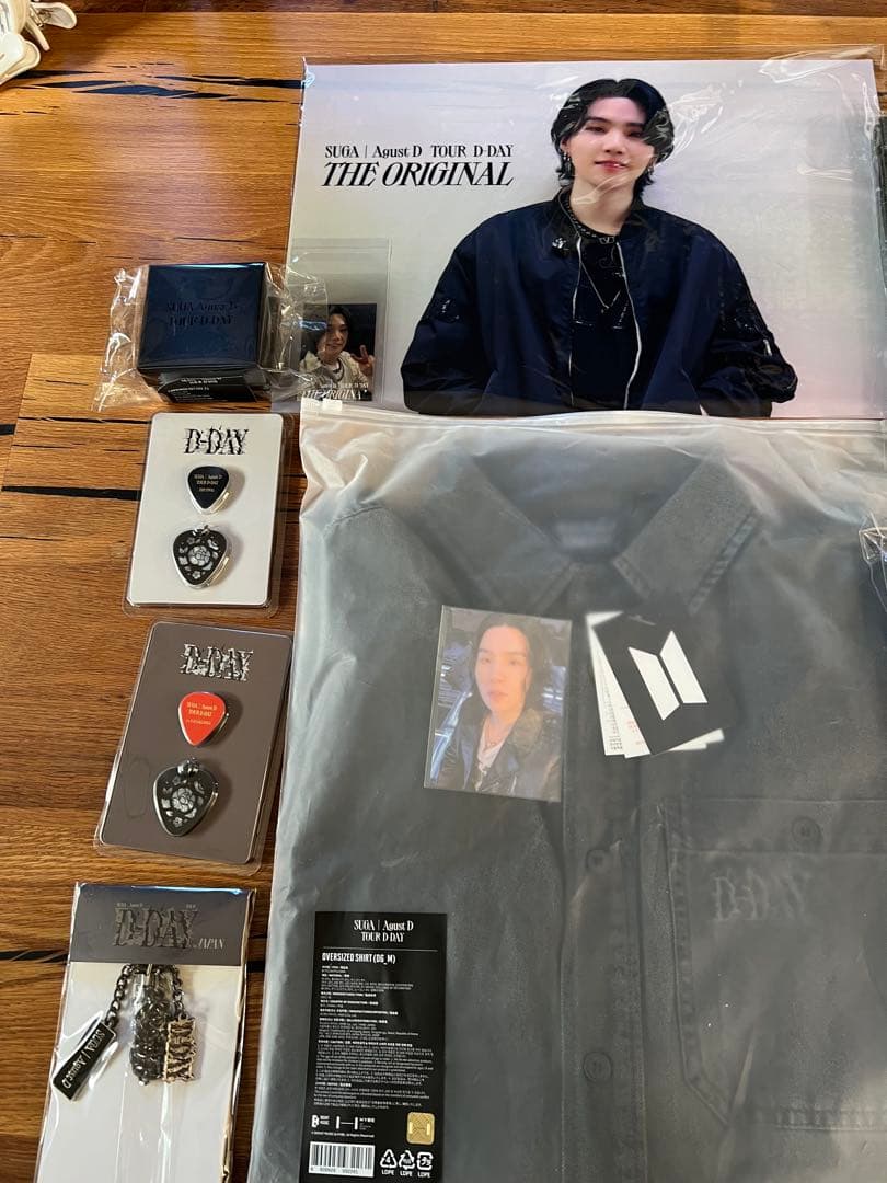 agustd オーバーサイズシャツ D DAY ツアー グッズ セット SUGA