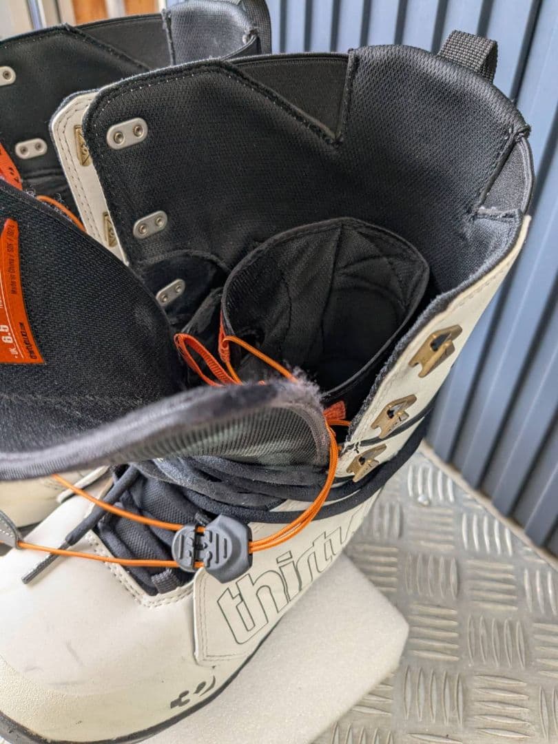 thirtytwo Lashed ブーツ ホワイト/ブラック ☆