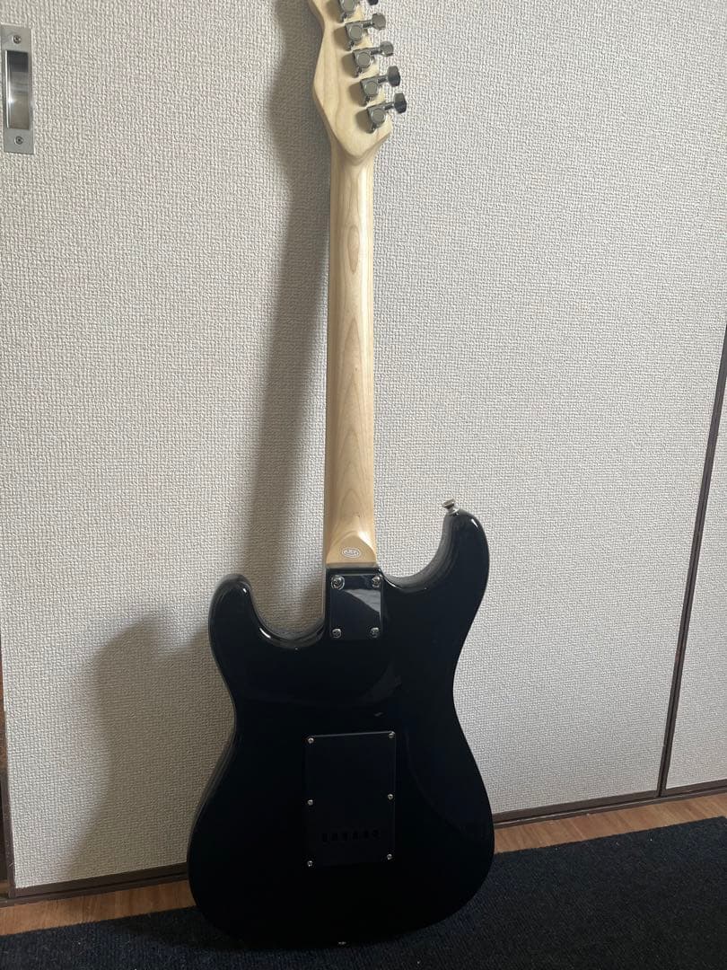 SELDER エレキギター ブラック ストラト