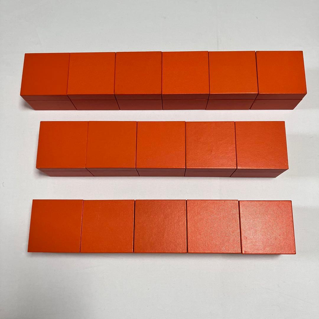 エルメス　リングケース　空箱　16点セット　レザー調　指輪入れ