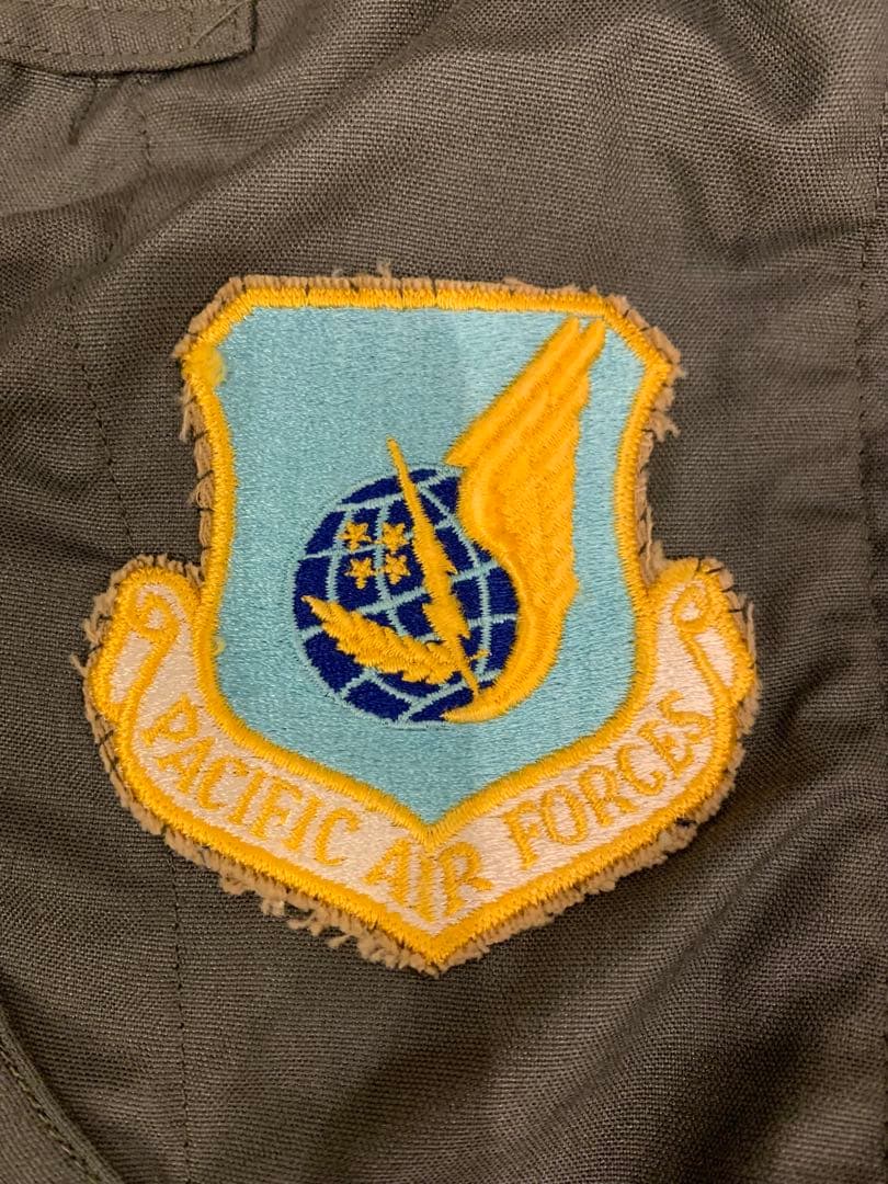 75年製実物米軍 USAF CWU-27/P フライトスーツ 太平洋空軍パッチ付