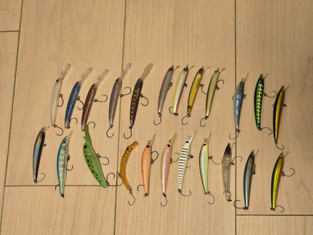 エリアトラウト ミノーセット　ミノーイング　ハンクル　ブラスイット　パニッシュ