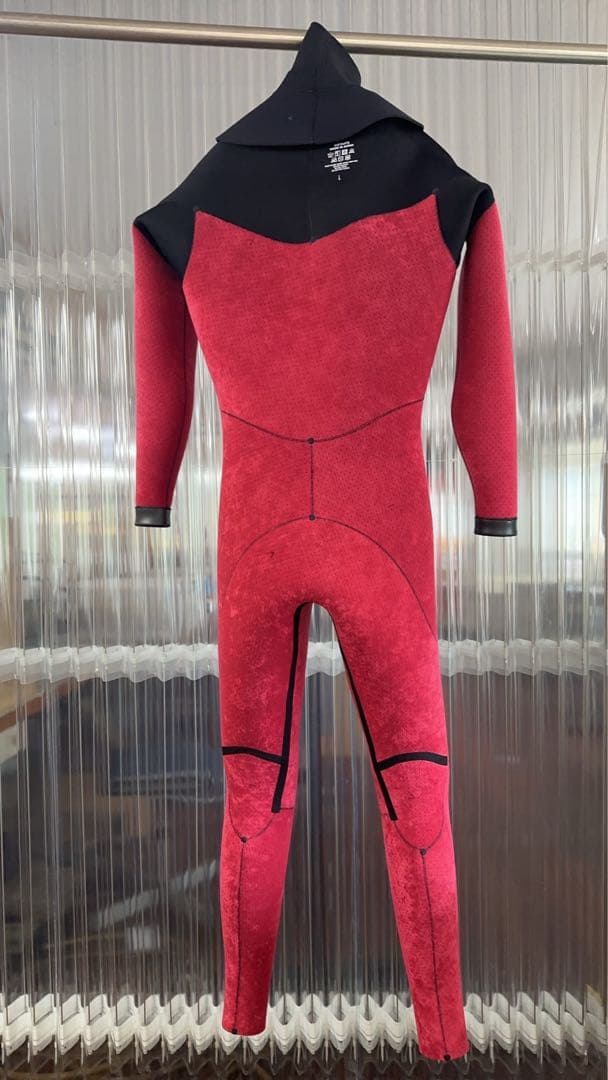 セミドライ　オールブラック　5/3mm ロングチェスト　レガシー　M