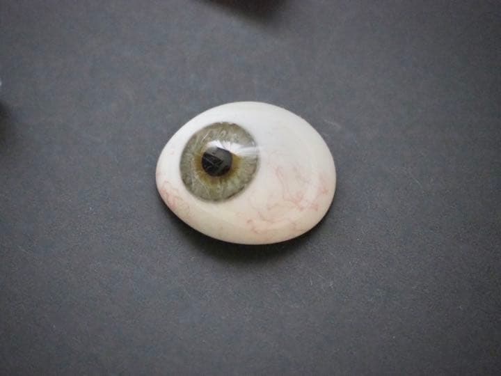 ドイツのヴィンテージ義眼 ブラウン　【N3】