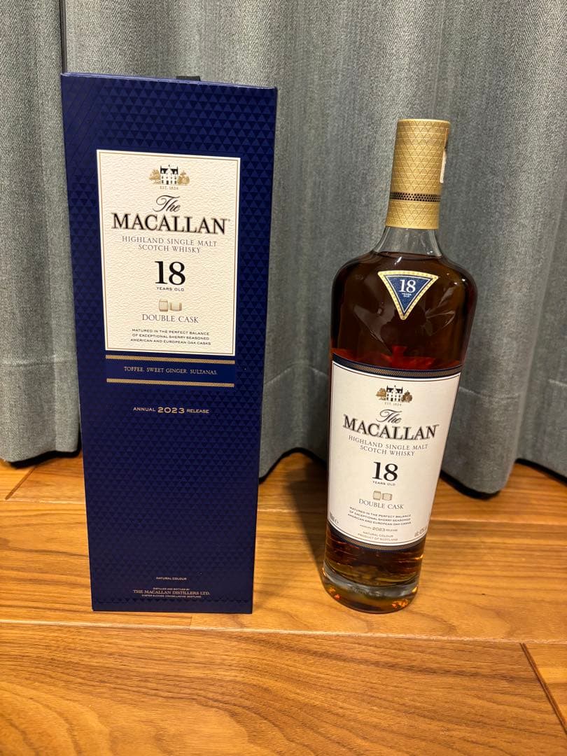 【トシコ】マッカラン　ダブルカスク　18年