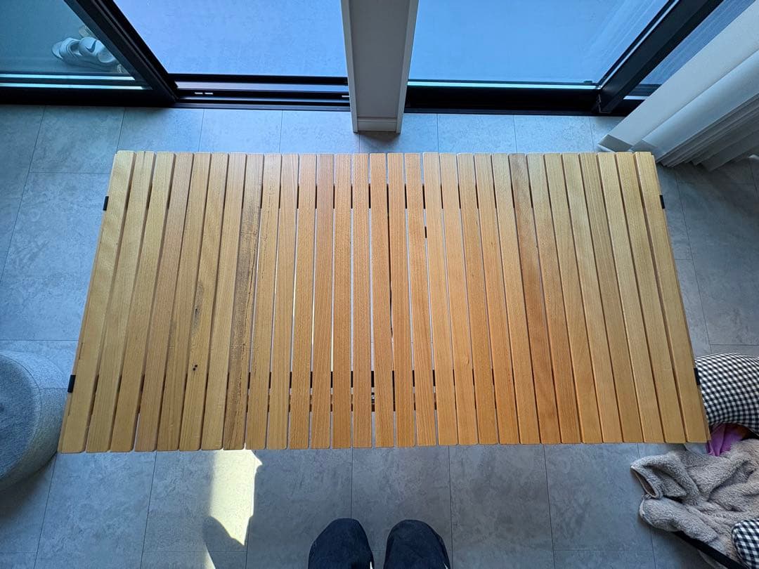 Hilander 木製折りたたみテーブル 収納バッグ付き