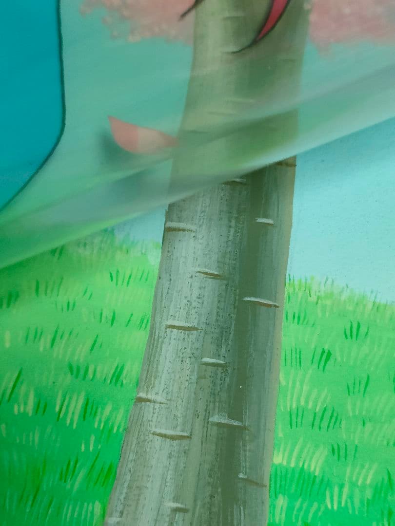 大幅値下げ　ときめきメモリアル　藤崎詩織　版権　大判　セル画　直筆背景